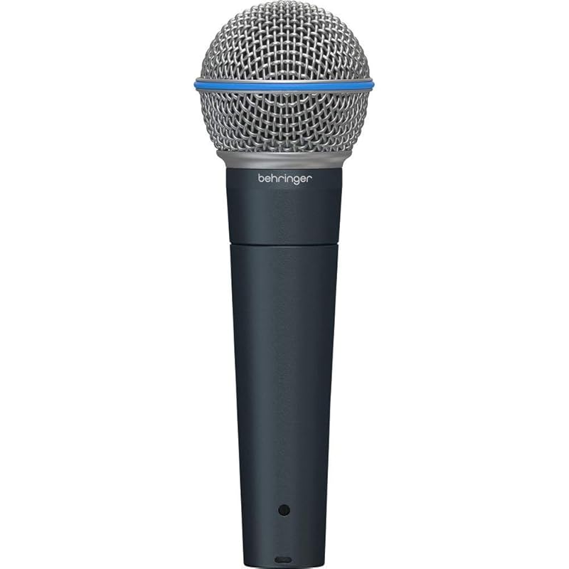 

Behringer dynamic microphone Comes with carrying case Supercardioid characteristics BA 85A
