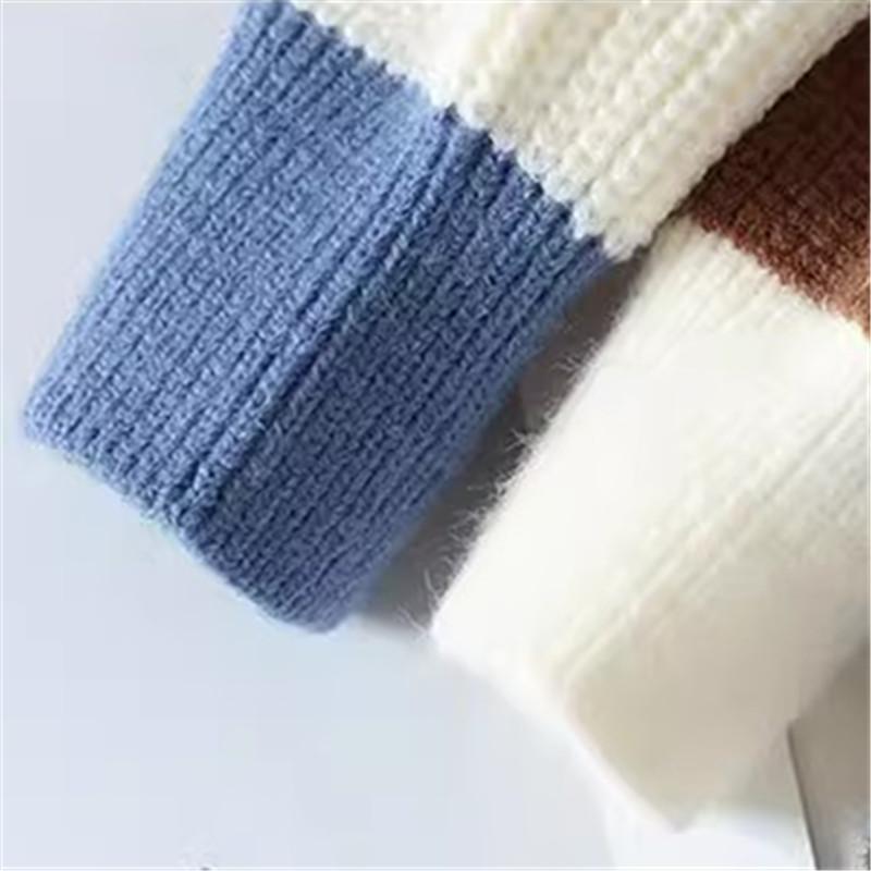 Autumn and Winter Men's Striped Sweater O-Neck Casual Knit Pullovers Long Sleeve Knitted Sweater Men Warm Y2K Knitwear Tops