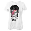 Unisex Baumwoll-T-Shirt Offiziell lizenziert David Bowie - Aladdin Sane Damen T-Shirt