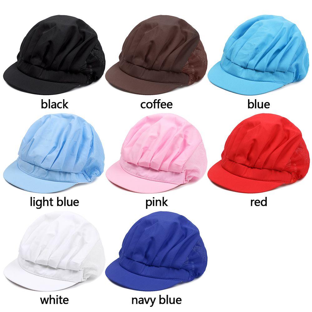 Work Wear Canteen Hotel Catering Hair Nets Food Service Cook Hat Chef Cap