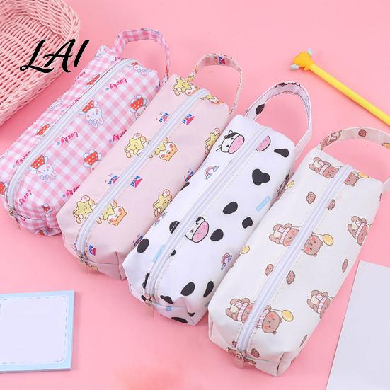 Fun Kids Desk Accessories Cartoon Pencil Case Large Capacity Pet Shape Pouch for Girls Playful Cute Stationery Bag School And Travel Storage