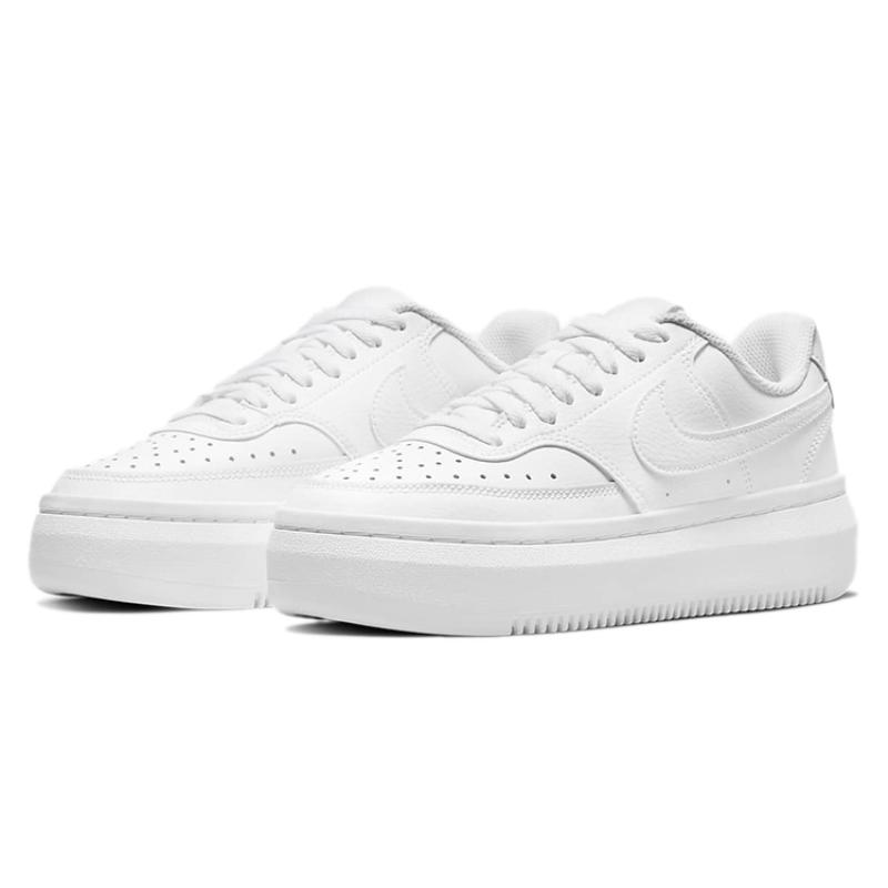 Nike Court Vision Alta Low Triple White Women's Sneakers DM0113-100