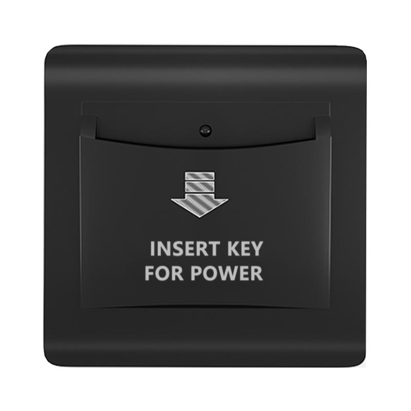 Herepow Hotel Key Card Switch for Electricity,rf Card Energy Saving Switch/key Card Holder/energy Saver with Door Lock Solution (black,86mm*86 mm&Chinese Standard) чёрный
