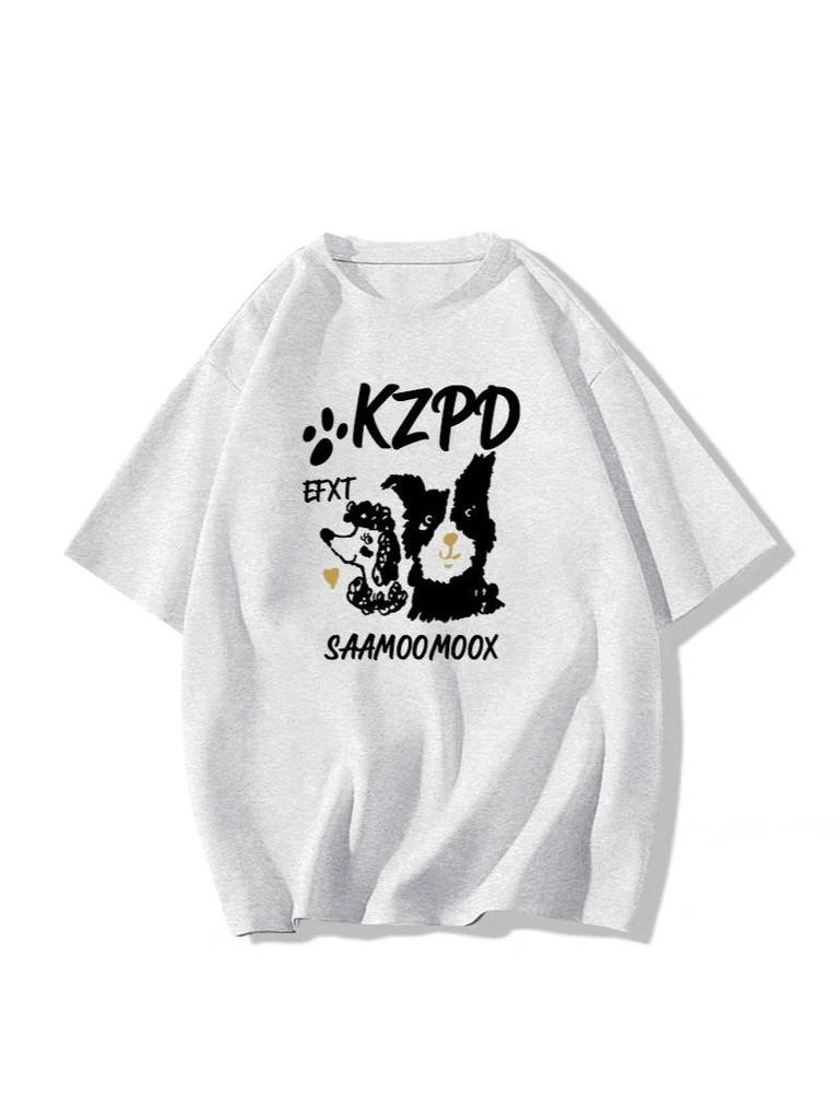 Women's Plus Size Retro Short Sleeve T-Shirt - 2025 New Design, Loose Fit