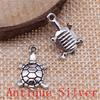 Turtle Shaped Charms Pendant For Bracelet Necklace Jewelry Making Craft Findings