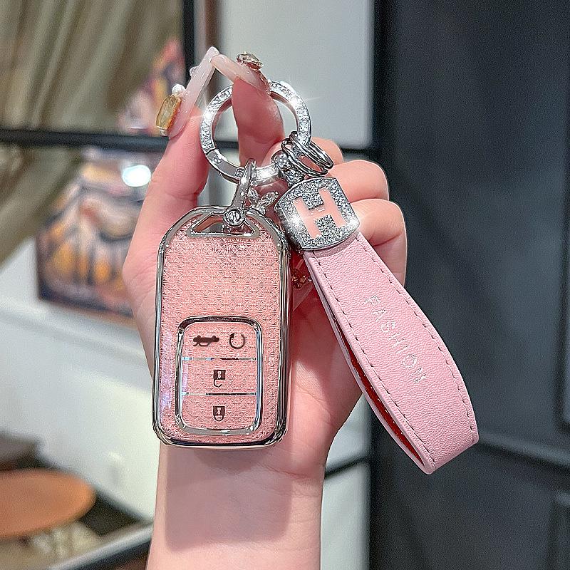 Compatible Key Cover for 10th Gen Civic, Accord, Crown, CR-V, Vezel, Hao Ying, Fit, and More