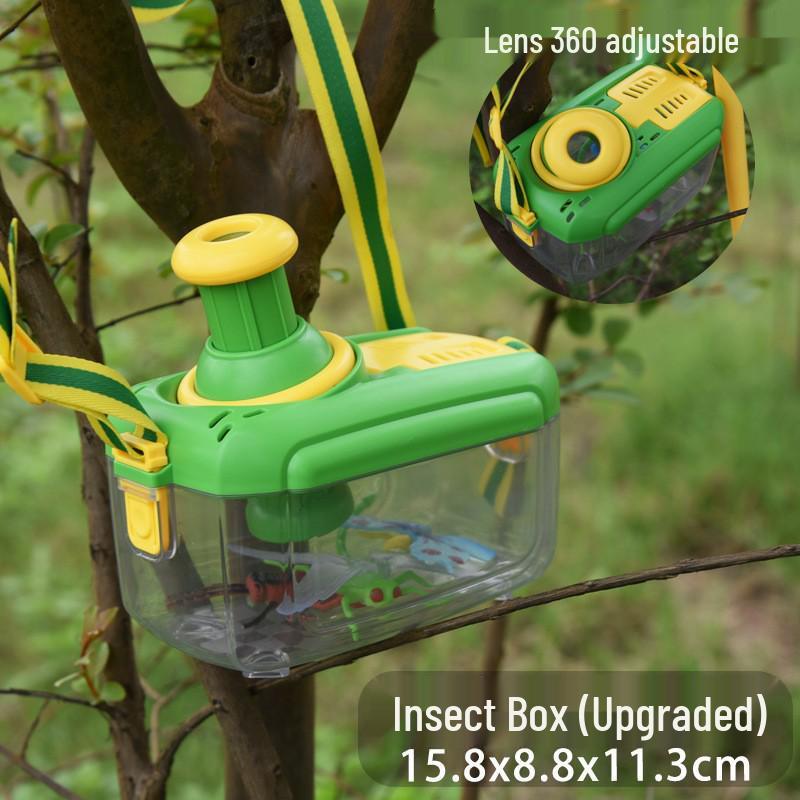 Kids' Adventure Kit: Insect Box, Compass, Magnifying Glass, Telescope for Outdoor Exploration
