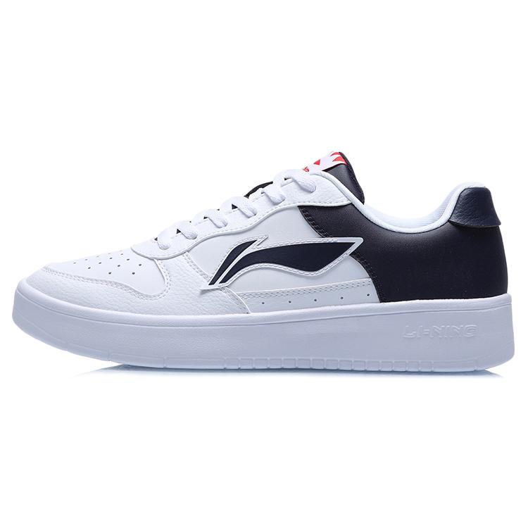 New LiNing Sports Life Collection Skateboard Shoes Men's White Blue AGCQ455-1