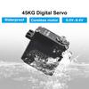 Coreless Motor Waterproof Servo DSC45MG 45KG Aluminum Case for Car Truck Robot High Torque Digital Steering Servo