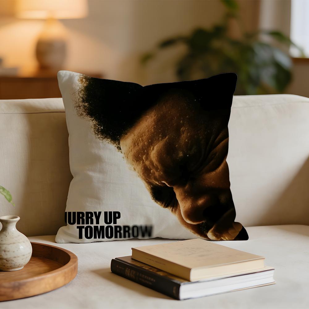 

Singer Album TThe WWeeknd Cushion Cover Short plush pillowcase for bed sofa carwashable 30x30cm