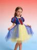 Stylish Snow White Elsa Frozen Princess Summer Dress for Girls