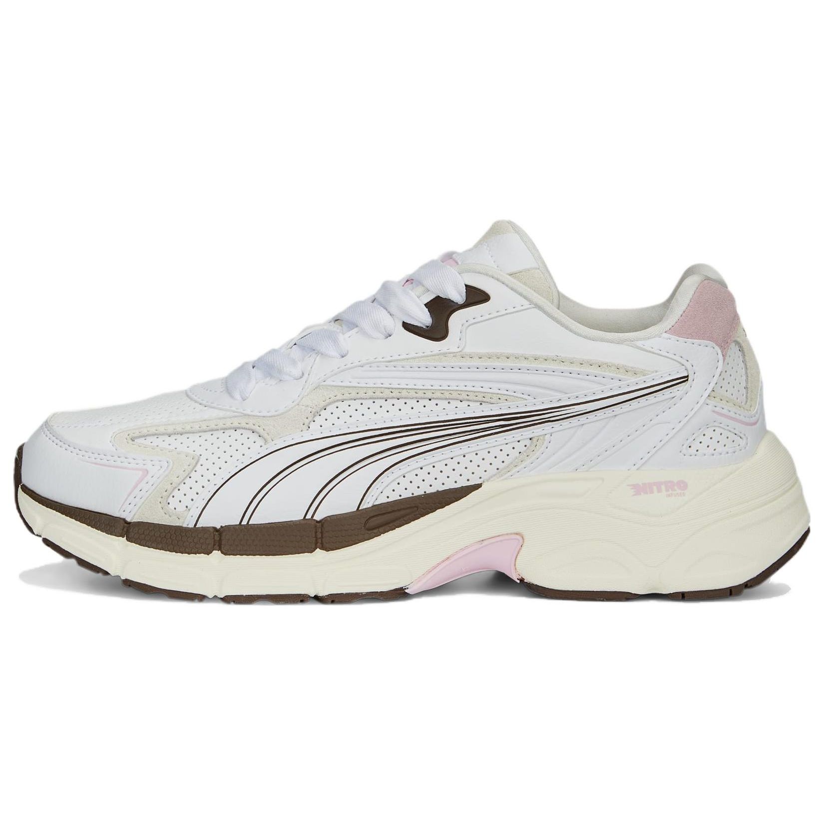 

Puma Teveris Nitro Preppy - Chestnut Pink Women Sneakers White Pearl-Pink 391096-02 39