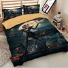 Luxurious Nightmare Before Christmas Duvet Cover With Pillow Cases Bedding Set