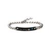 2PCS Fashionable Titanium Steel Lovers Bracelet/Necklace Fashionable Ornament Gift