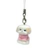 Puppy Flocked 3D Cartoon Keychain & Bag Charm Pendant