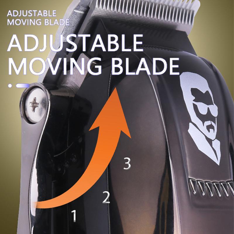 Kemei Professional Barber Hair Clippers and Trimmer Set Cordless Zero Gapped Hair Beard Trimmer Men Finish Hair Cutting Machine