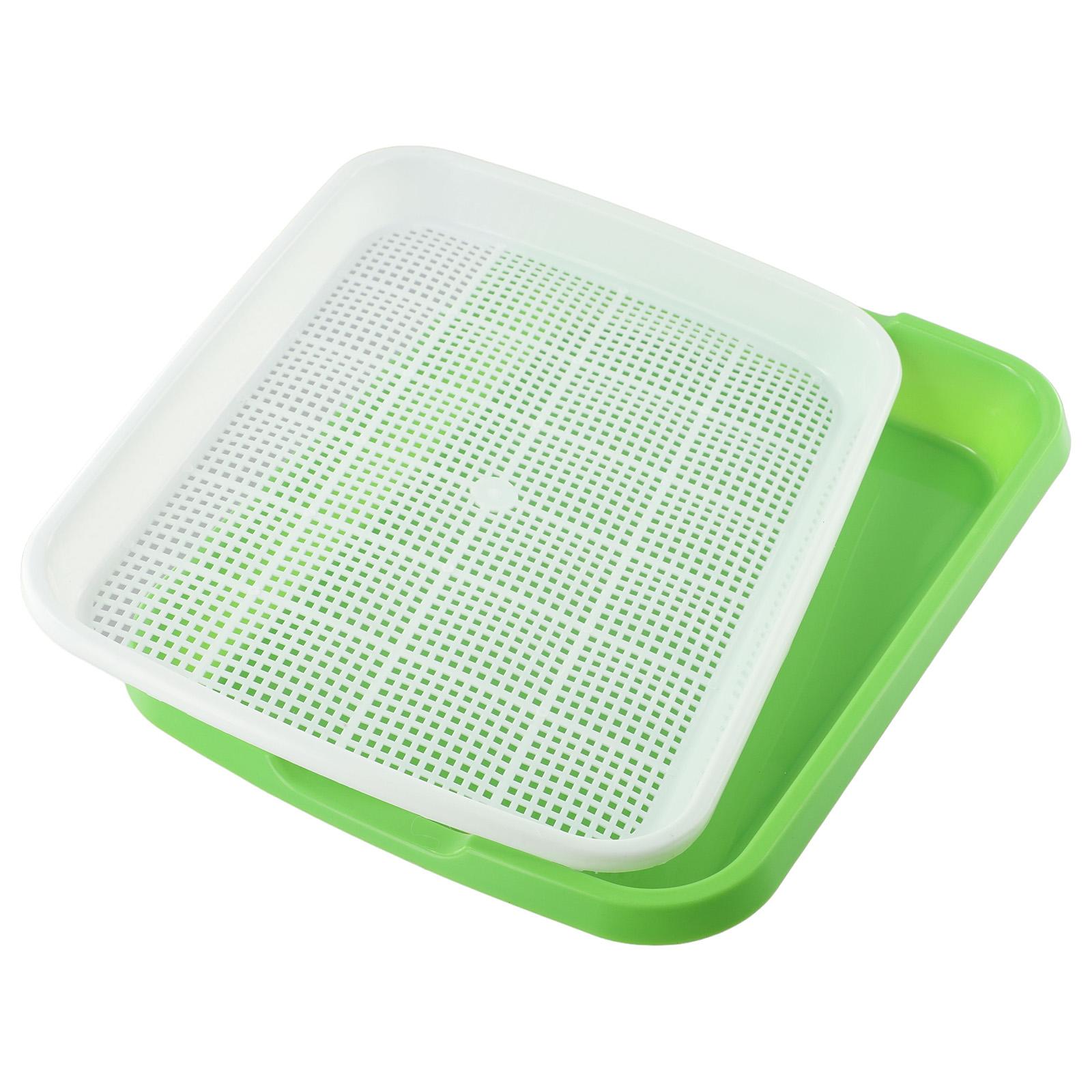 

Plastic Microgreens Tray Designed for Sprout Growing with 2 Layer Structure and White Mesh for Healthy Germination China Mainland