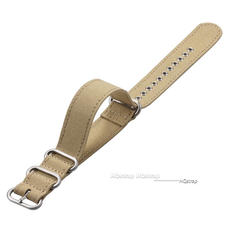 

Nylon Canvas Watch Band 18mm 20mm 22mm 24mm Woven Soft Belt Universal Bracelet for Men Women Sport Replacement Wrist Band 22mm хакі