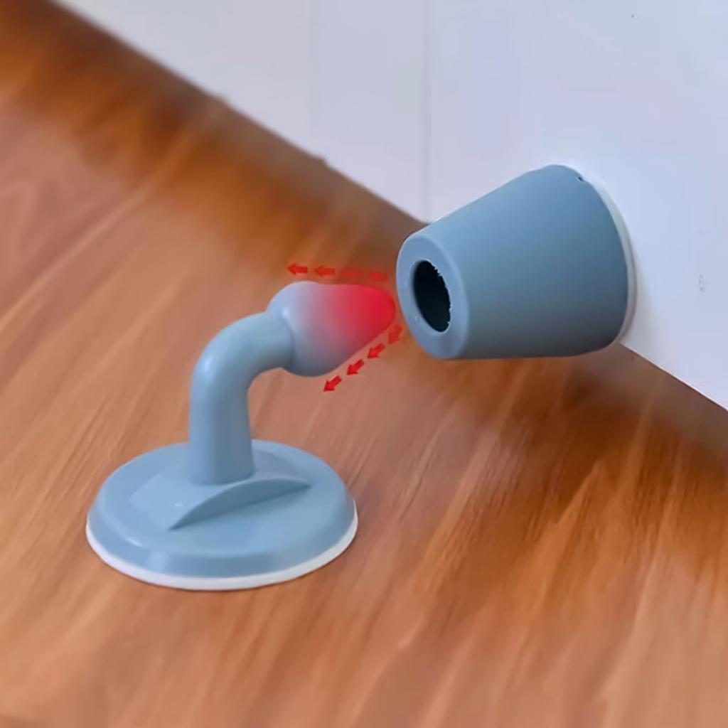Self-Adhesive Door Stopper Anti-Collision Suction Door Stopper Catch for Bedrooms Bathrooms Offices