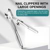 Angled Nail Clippers Nail Cutter Large Opening Toenail Clippers Stainless Steel Fingernail Clippers Toe Nail Clippers