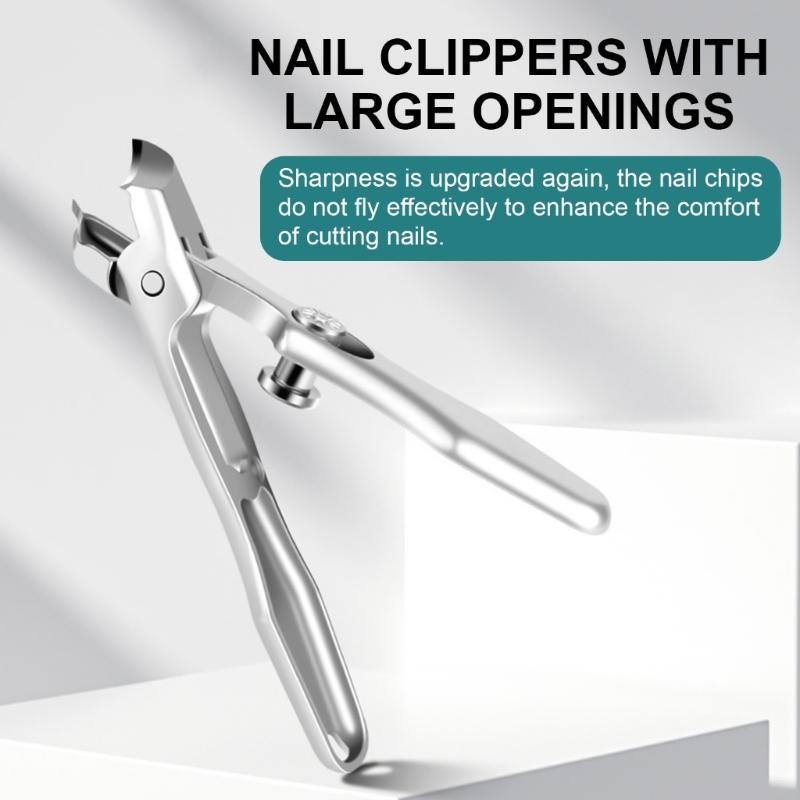 Angled Nail Clippers Nail Cutter Large Opening Toenail Clippers Stainless Steel Fingernail Clippers Toe Nail Clippers
