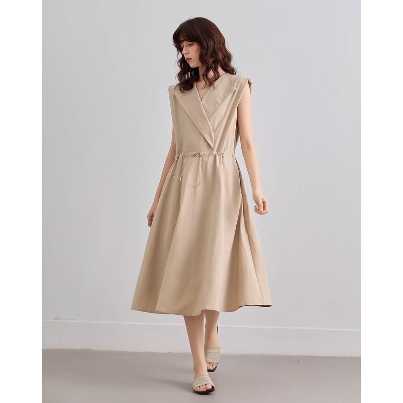 Demana Quick-Dry Sun Protection Sleeveless Drawstring Waist Dress