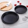 6 To 12inch Premium Non-Stick Pizza Pan Bakeware Carbon Steel Pizza Plate Round Deep Dish Pizza Pan Tray Mold Mould Baking Tools