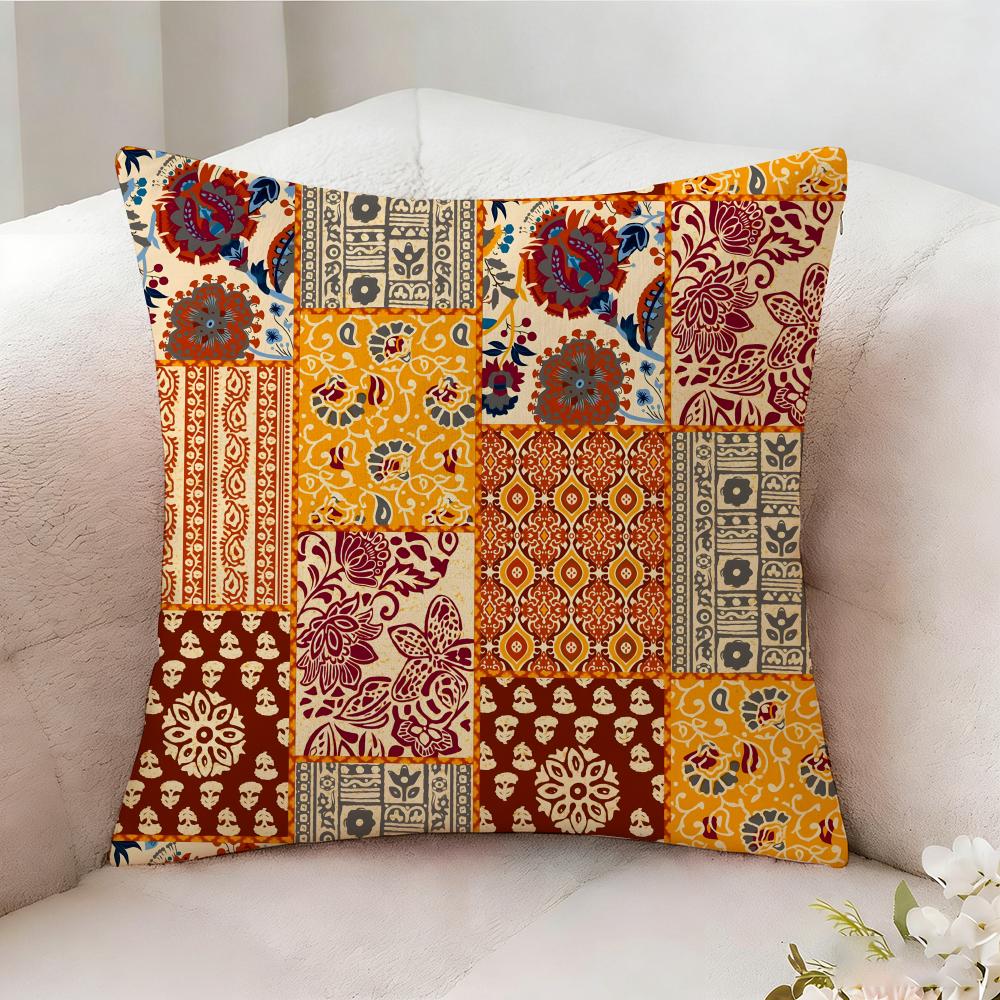Persian Style Pillow Case Pillowcase Doublesided Printed Sofa Cushion Bedroom Headboard Pillow