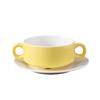 Homeglen Ceramic Stew Pot with Lid and Saucer