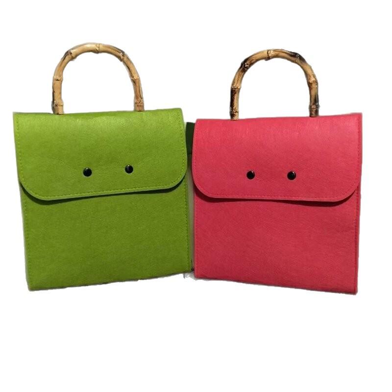 High-End Felt Tote Bag for Business Souvenir or Gift with Large Capacity