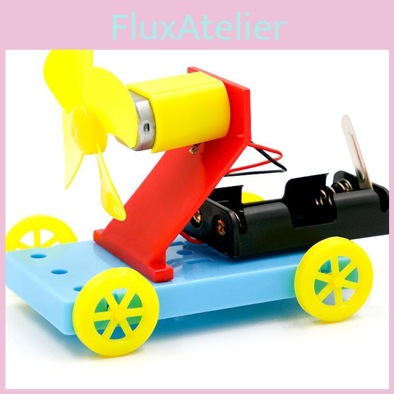 Self Made Wind Powered Car Model Assembly Material Set Children Educational Toysfor Educational Play