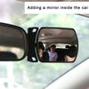 Rotating Baby Car Rearview Auto Observing Back Seat Auxiliary Mirror Baby Monitor Car Safety View Back Seat Mirror Car Interior