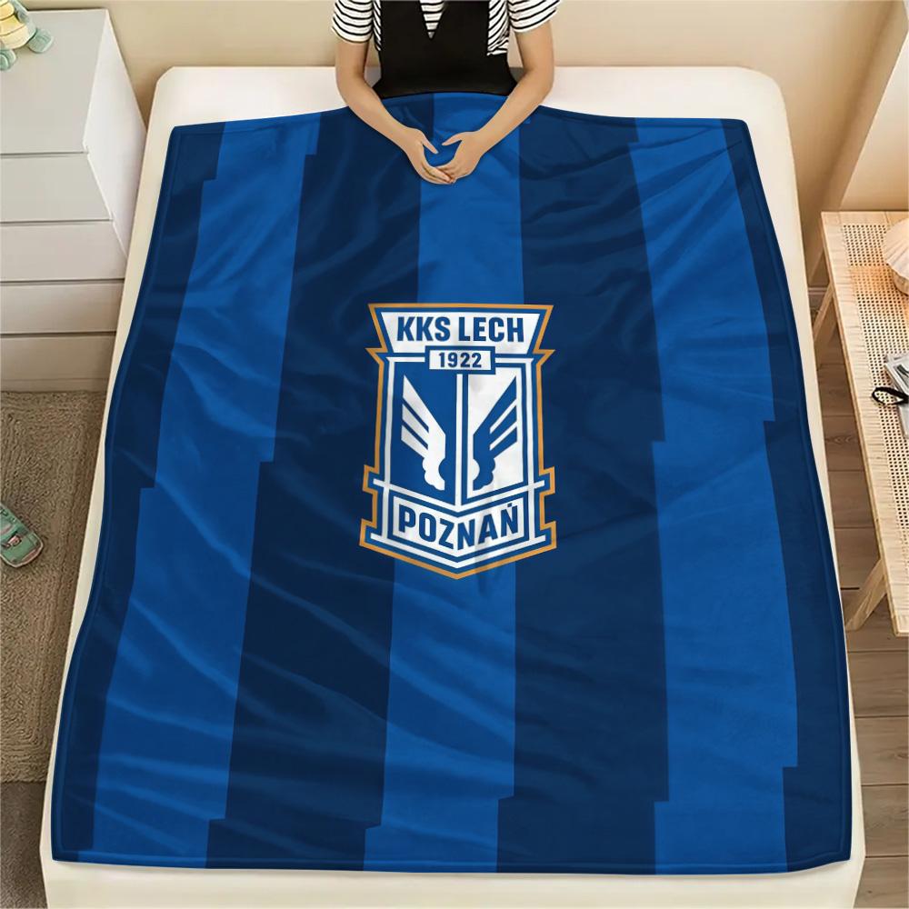 Lech Poznan Flannel Blanket, High quality Comfortable for All Seasons, Home Decor, Warmth and Comfort
