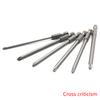 Schraubendreher-Set Stark magnetischer Bithalter Stahl Schlitzschraubendreher-Bits Autoreparatur Werkzeug Zubehör für Elektrowerkzeuge