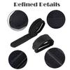 2Pairs Black Bike Pedal Clip Tape  for Fixed Gear, Road, MTB, BMX and Exercise Bikes Pedal