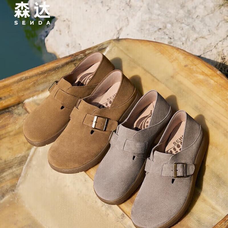SENDA Women s Spring Cork Sole Casual Shoes 36