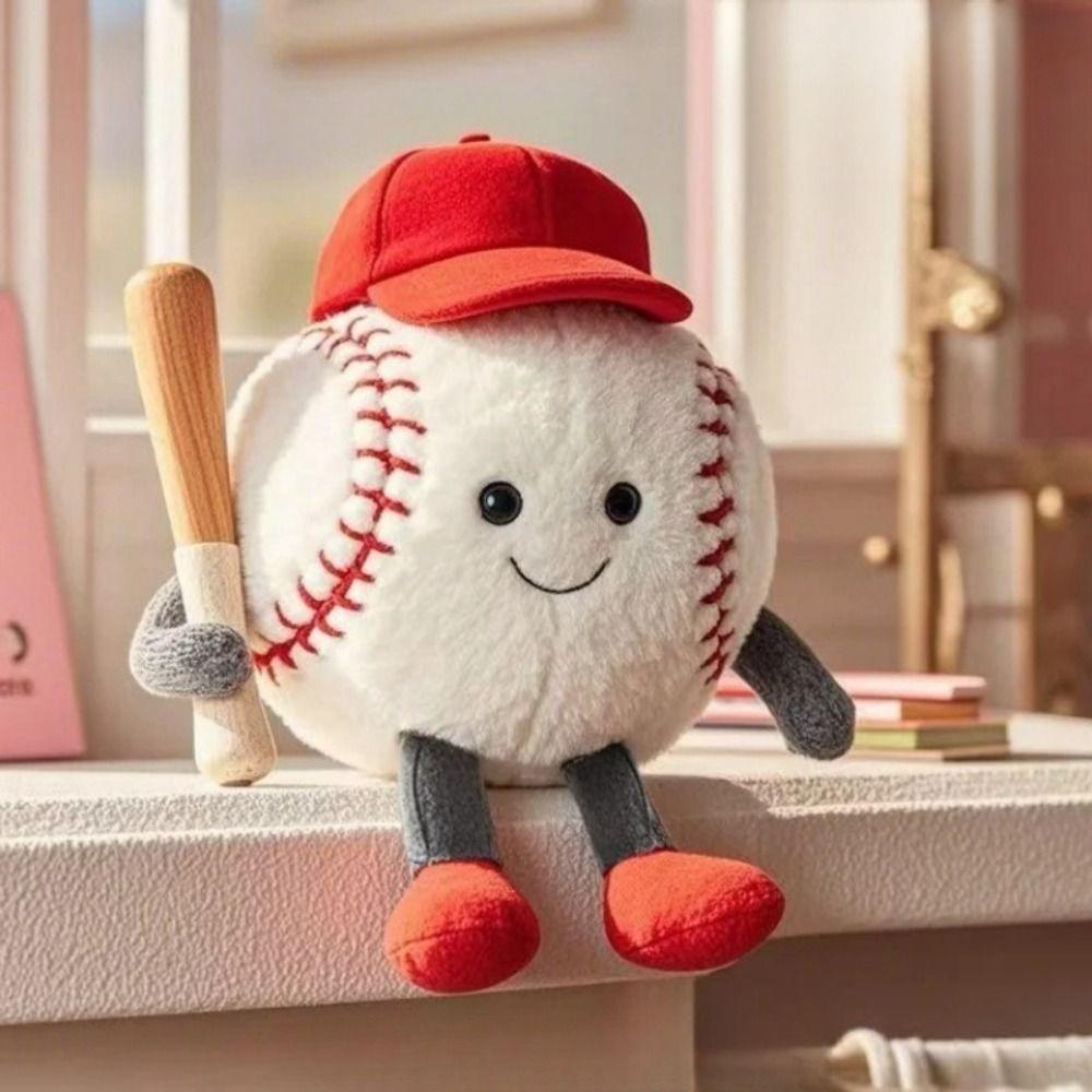 with Feet Ball-type Pendant Badminton Baseball Keychain Cute Children's Dolls  Birthday Gifts