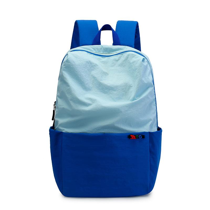 

Надлегкий туристичний рюкзак великої місткості, водонепроникний темно-синього кольору/світло-синій колір