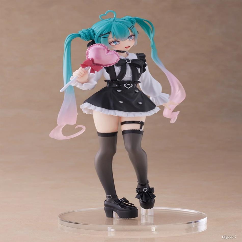 18cm Sexy Girl Hatsune Miku Anime Figure Fashion Subclture Miku Action Figure Room Decorations PVC Collection Model Doll Toys