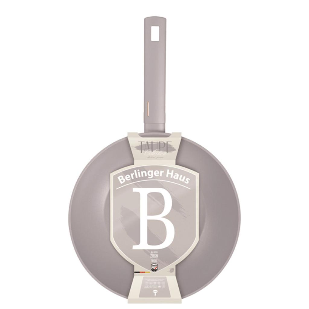 TITANIUM WOK 28cm BERLINGER HAUS BH-8093 TAUPE