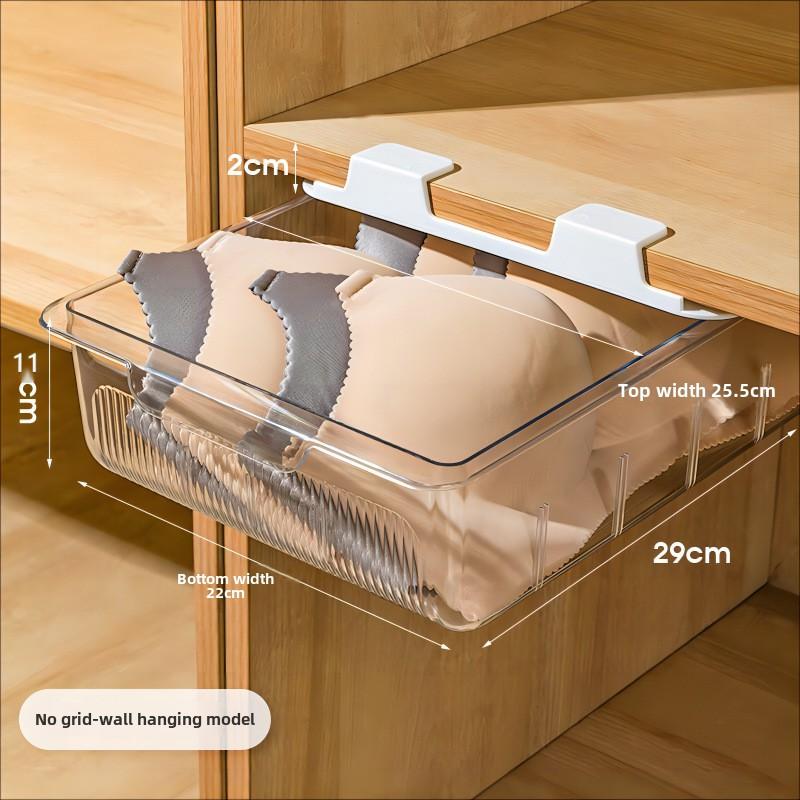 Cutie transparentă de depozitare a lenjeriei intime, organizator de șosete pentru lenjerie intimă, tip sertar, pentru uz casnic, dulap, separator de artefacte, coș de depozitare, stratificare