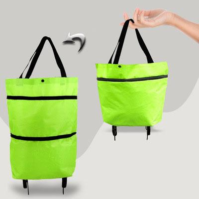 Tragbare faltbare wiederverwendbare Einkaufstaschen Kleiner Einkaufswagen Kaufen Einkaufstrolley Tasche mit Rädern Obst Gemüse Tasche Lebensmittel Organizer