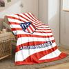 Atlético Madrid Striped Blanket print blanket soft and cozy perfect for the living room bed sofa or a nap,gift