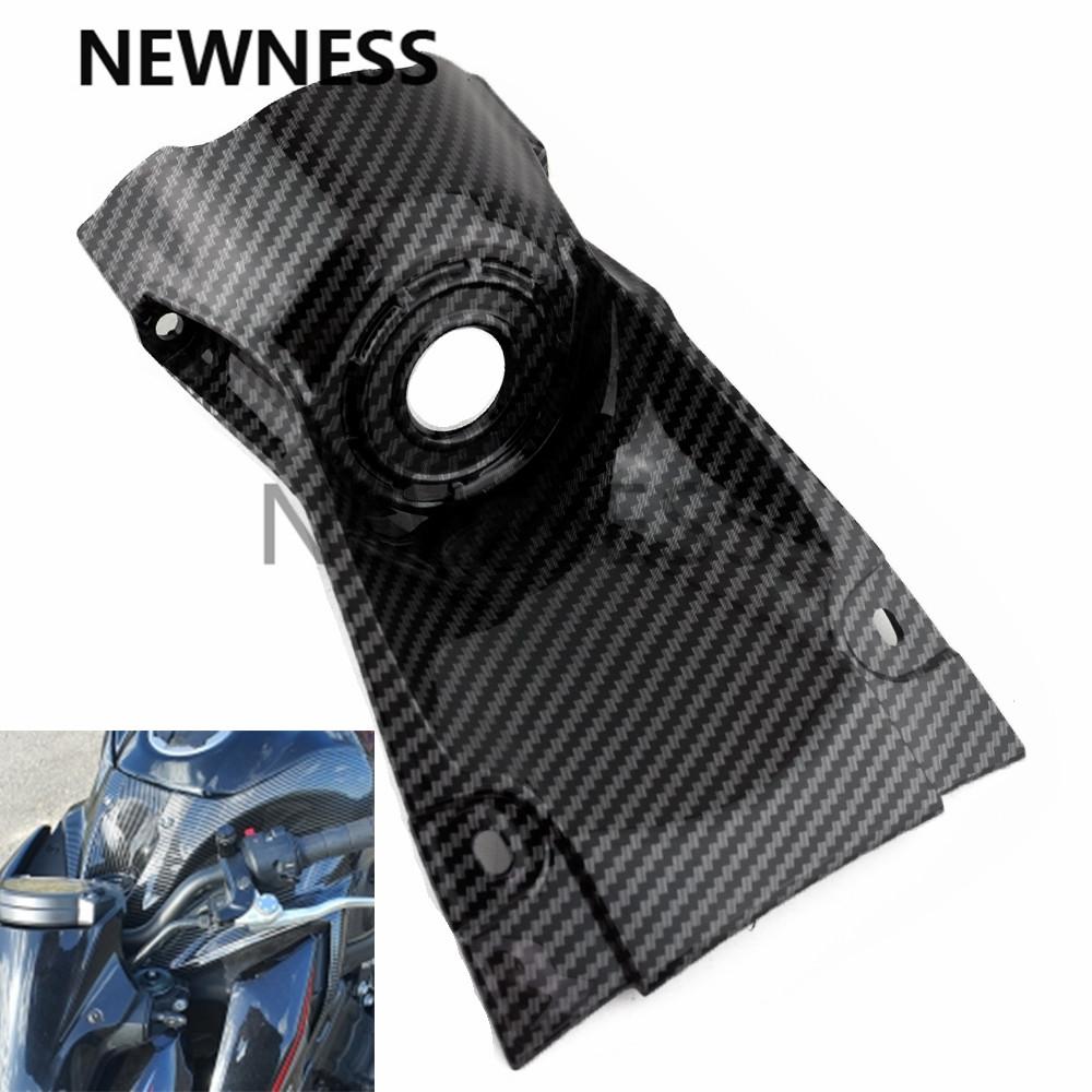 

Motorcycle Accessories Fairing Ignition Door Lock Key cover Fit For kawasaki Z900 2017 2018 Carbon