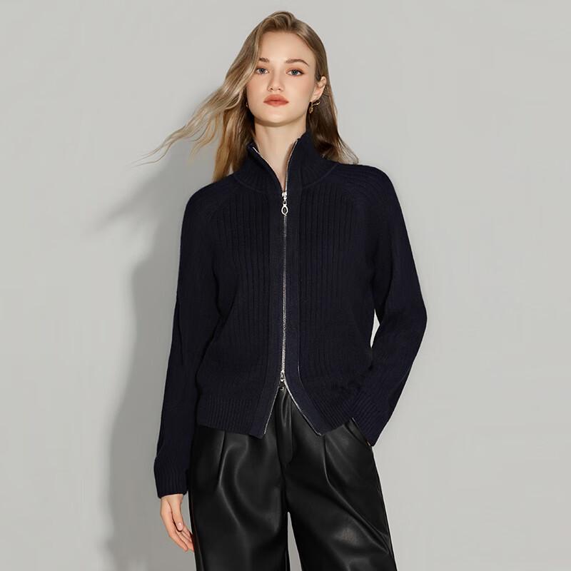 

Женский свитер-пальто свободного кроя со стойкой и длинными рукавами One Size