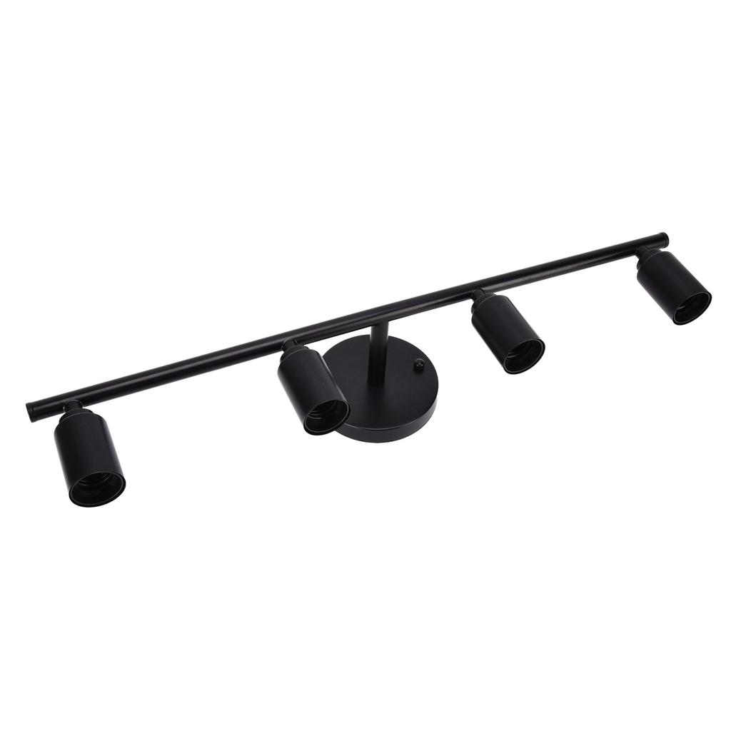 Lampă de Perete cu 4 Abajururi Retro Industrială Lampă Țeavă de Apă Lumină Față Oglindă pentru Casă Bucătărie