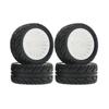 4Pcs 50mm Rubber Tire Tyre Wheel For SG1603 SG1604 SG1605 UDIRC UD1601 UD1602 UD1603 UD1604 1/16 RC Car Upgrade Parts
