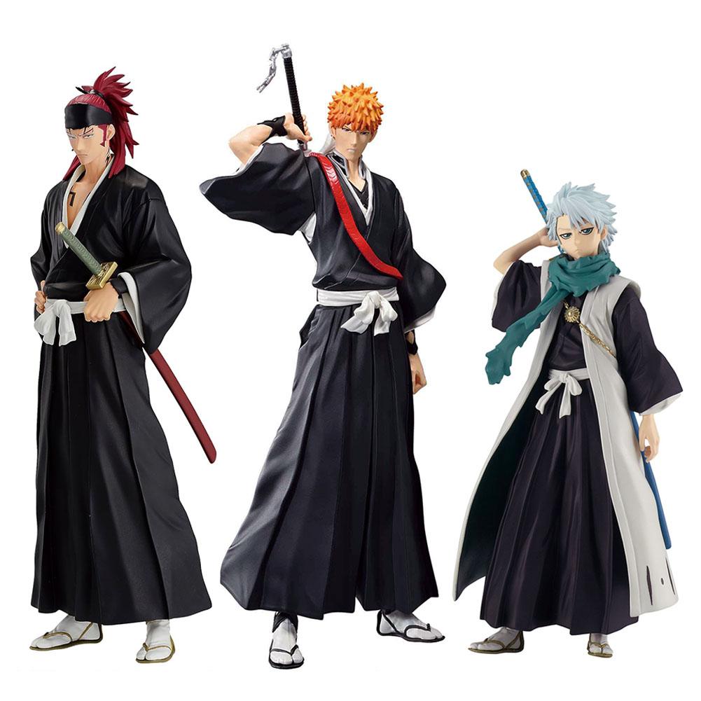 

Anime figure Kurosaki Ichigo Hitsugaya Toshiro Abarai Renji Standing posture action figure PVC Model Toys Collection Statue Gift 17cm