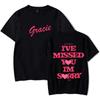 Gracie Abrams Te Perdido, Soy Lo Siento Merch, Camiseta De Manga Corta, Top Unisex De Moda Con Cuello Redondo