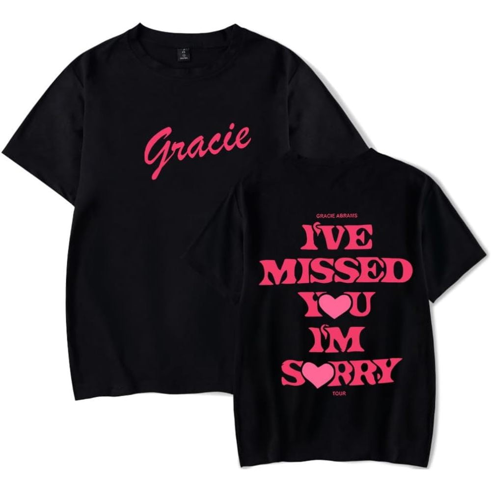 Gracie Abrams Te Perdido, Soy Lo Siento Merch, Camiseta De Manga Corta, Top Unisex De Moda Con Cuello Redondo
